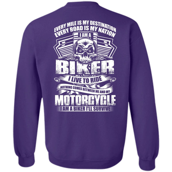 My Motorcycle T Shirt, I Love Biking Sweatshirt