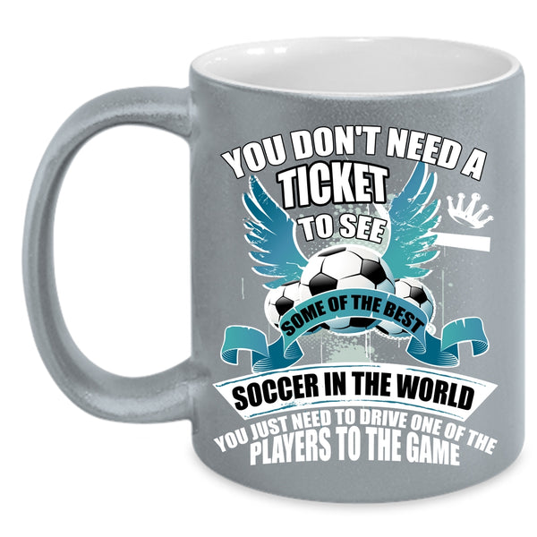 The Best Soccer In The World Coffee Mug, Cool Soccer Player Coffee Cup