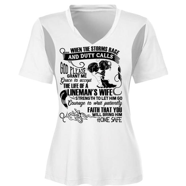 The Life Of A Lineman's Wife T Shirt, I Love Lineman T Shirt, Awesome T-Shirts