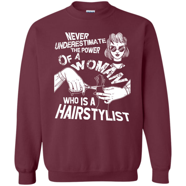 Woman Who Is A Hair Stylist T Shirt, Coolest Hair Stylist Sweatshirt
