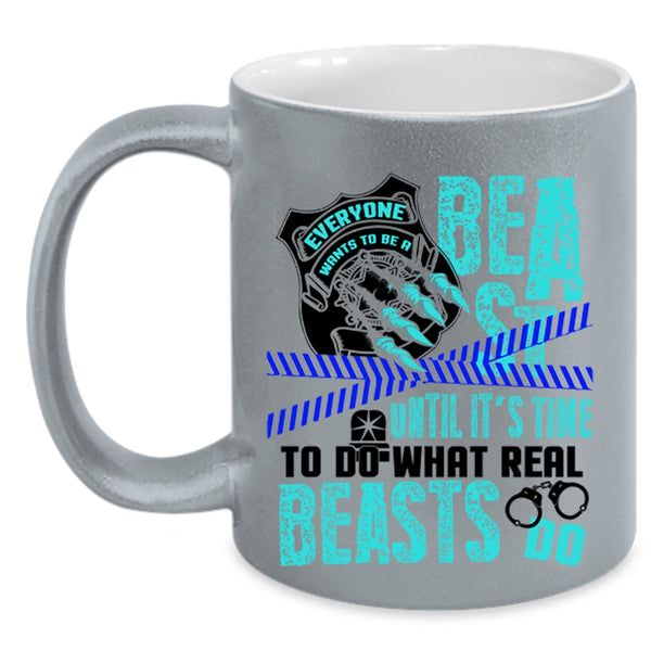 Cool Gift For Police Coffee Mug, Awesome Policeman Accent Mug