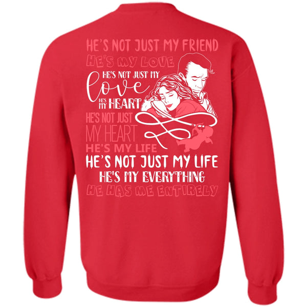 He's My Love T Shirt, I Love Wife Sweatshirt