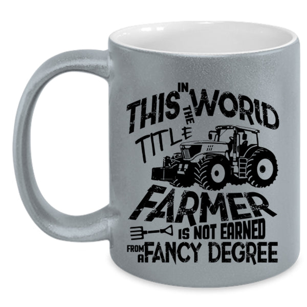 Best Farmer Ever Coffee Mug, Awesome Farmers Accent Mug
