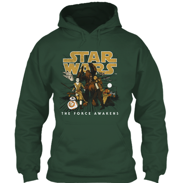 A black t-shirt with the shopify logo