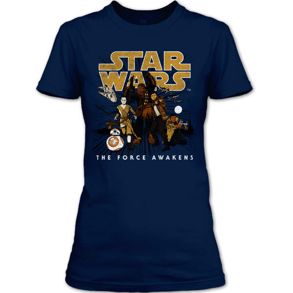 A black t-shirt with the shopify logo