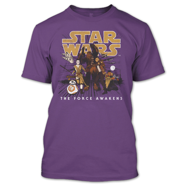 A black t-shirt with the shopify logo