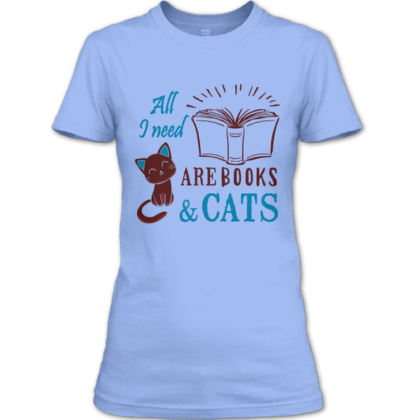 All I Need Are Books & Cats T Shirt, I'm A Coolest Book Reader T Shirt