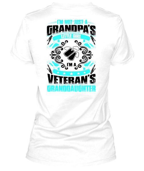 Grandpa's Little Girl T Shirt, I Love Veteran T Shirt