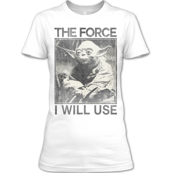 A black t-shirt with the shopify logo