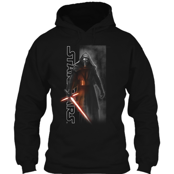 A black t-shirt with the shopify logo