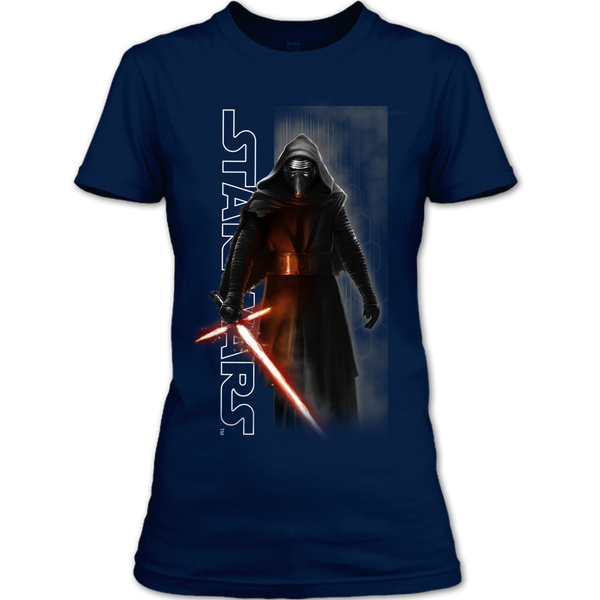 A black t-shirt with the shopify logo