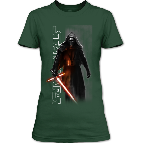 A black t-shirt with the shopify logo