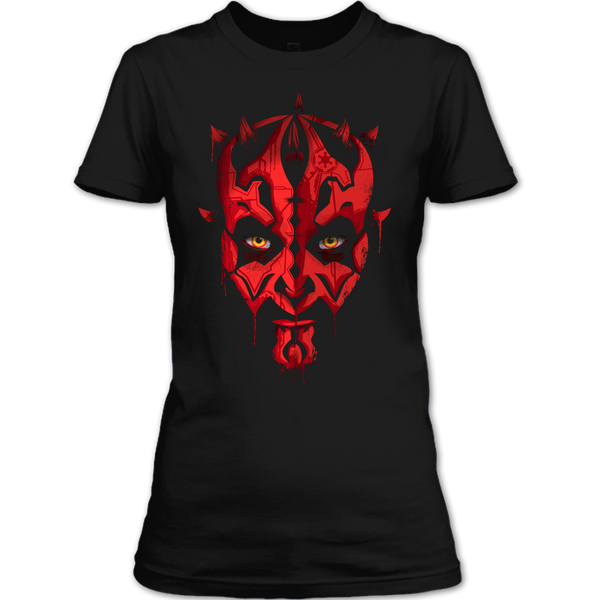 A black t-shirt with the shopify logo