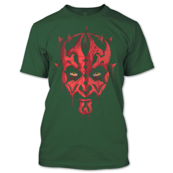 A black t-shirt with the shopify logo