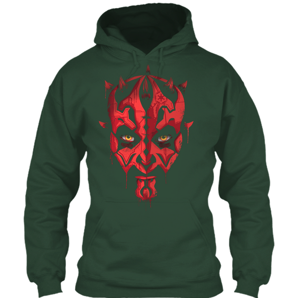 A black t-shirt with the shopify logo