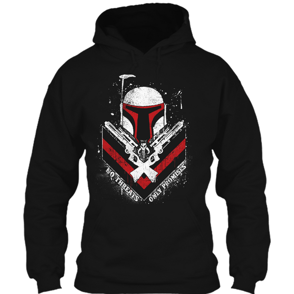 A black t-shirt with the shopify logo