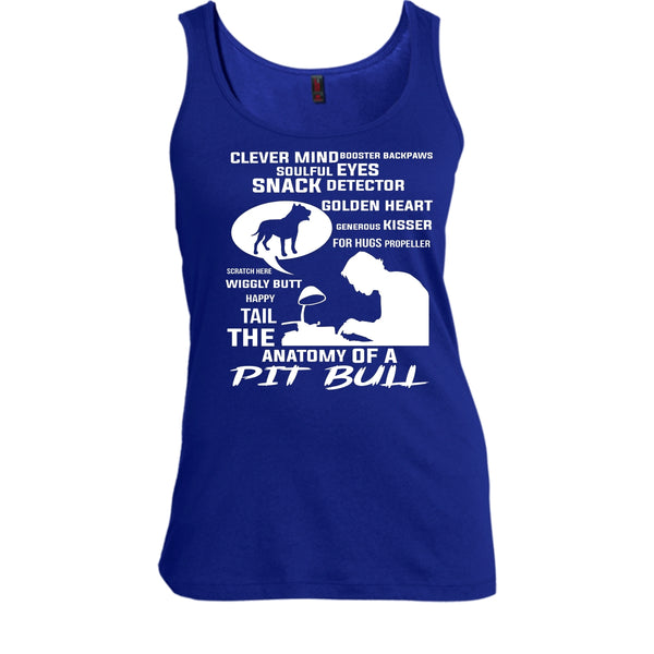 Happy Tail The Anatomy Of A Pit Bull Shirt, Cool Dog Shirt