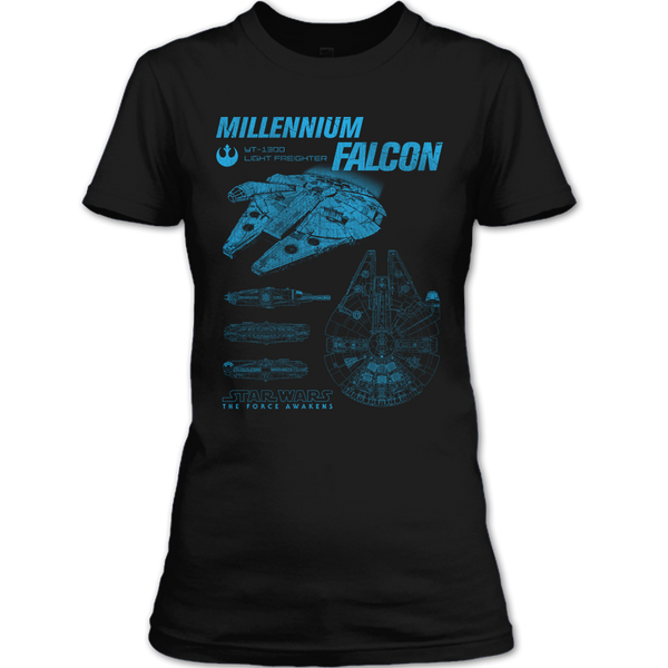 A black t-shirt with the shopify logo