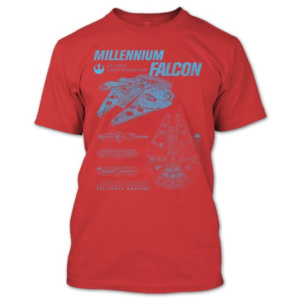 A black t-shirt with the shopify logo