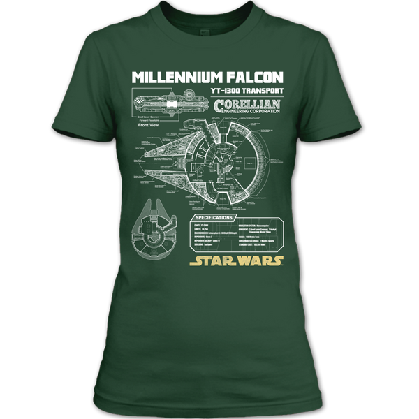 A black t-shirt with the shopify logo