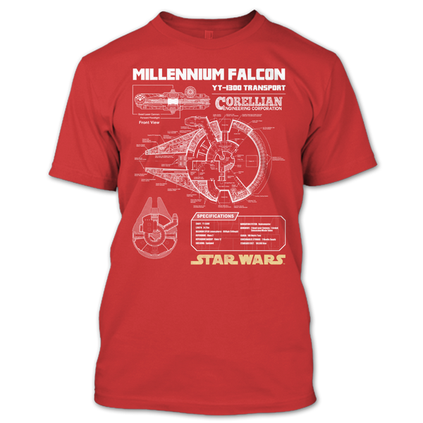 A black t-shirt with the shopify logo