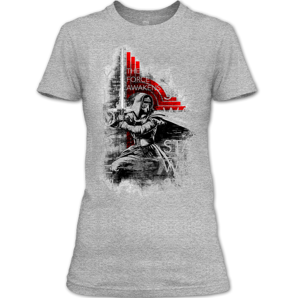 A black t-shirt with the shopify logo