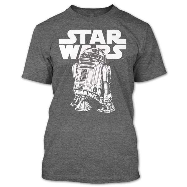 A black t-shirt with the shopify logo