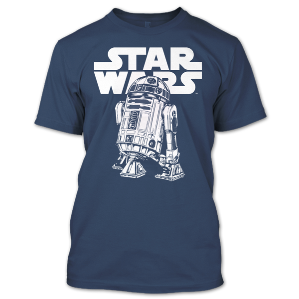 A black t-shirt with the shopify logo