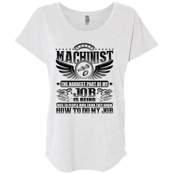 Machinist The Hardest T Shirt, I Love Machinist T Shirt, Awesome T-Shirts