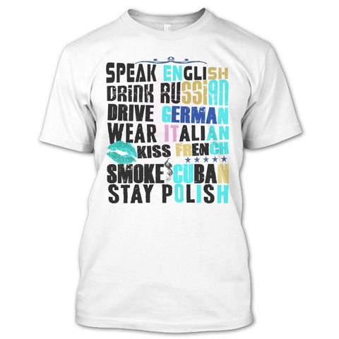 A black t-shirt with the shopify logo