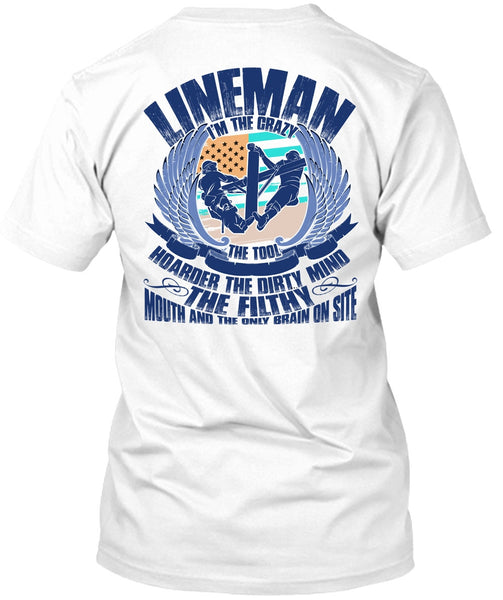 A black t-shirt with the shopify logo