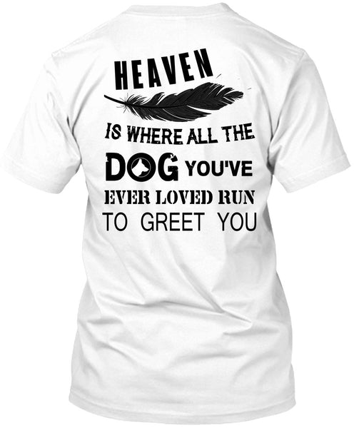 A black t-shirt with the shopify logo