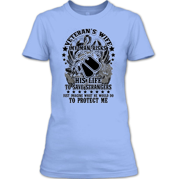 Veteran's Wife T Shirt, I Am A Veteran's Wife T Shirt