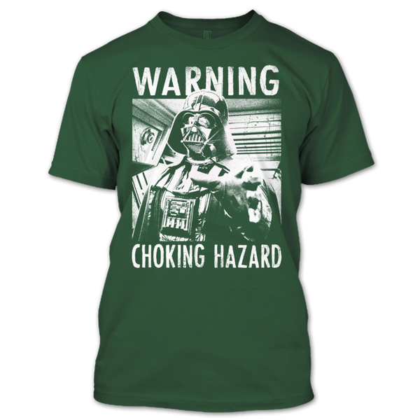 A black t-shirt with the shopify logo