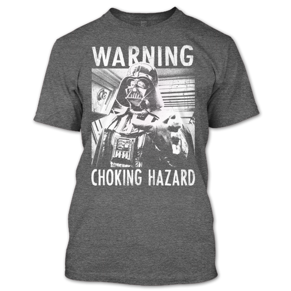 A black t-shirt with the shopify logo