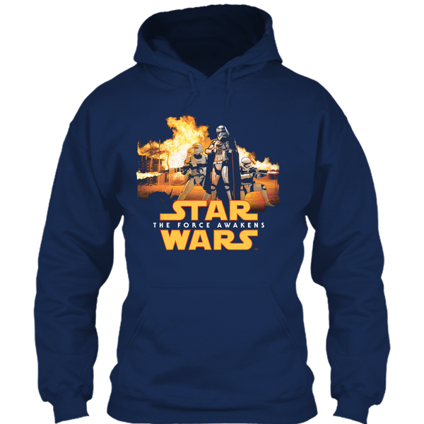 A black t-shirt with the shopify logo