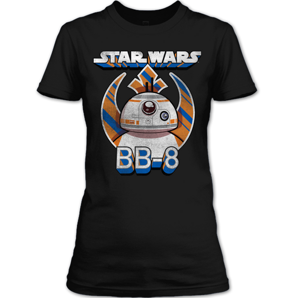 A black t-shirt with the shopify logo