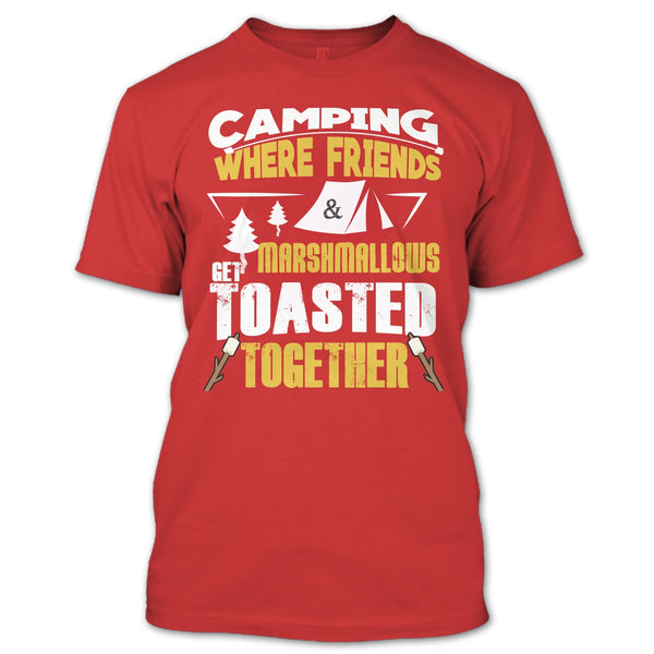 Camping T Shirt, where Friends Marshmalows T Shirt