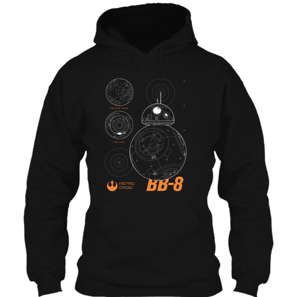 A black t-shirt with the shopify logo