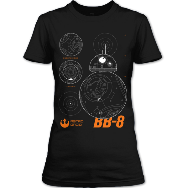 A black t-shirt with the shopify logo