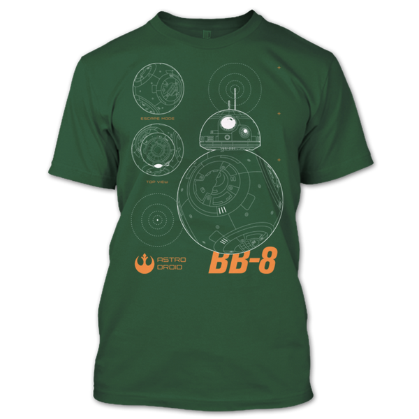 A black t-shirt with the shopify logo