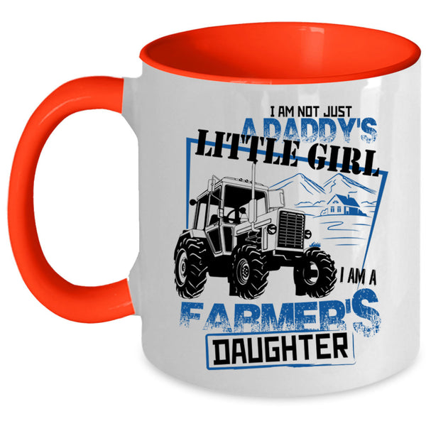Daddy's Little Girl Coffee Mug, I Am A Farmer's Daughter Accent Mug