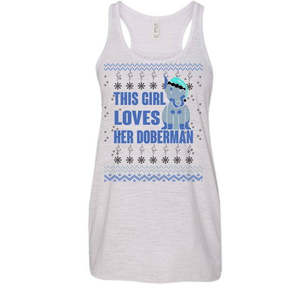 This Girls Loves Her Doberman T Shirt, Coolest Doberman Lover Tank Top