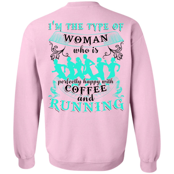 I Love Running T Shirt, Coffee And Running Sweatshirt