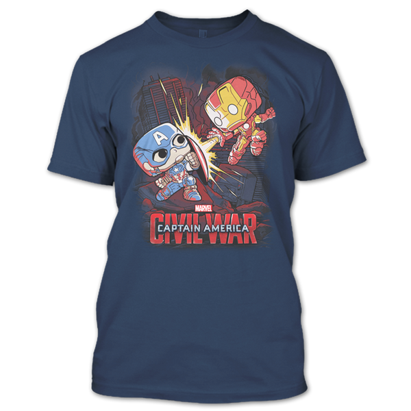 A black t-shirt with the shopify logo