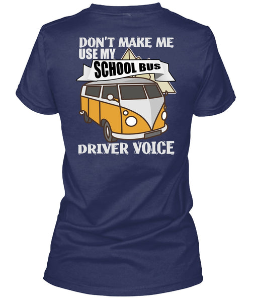 My School Bus Driver Voice T Shirt, I Love Bus T Shirt