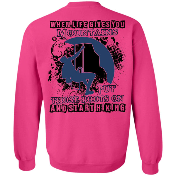 I Love Hiking T Shirt, Start Hiking Sweatshirt