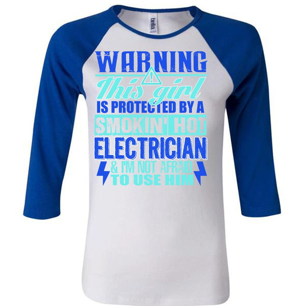 Smoking Hot Electrician T Shirt, I Love Electrician T Shirt, Awesome T-Shirts