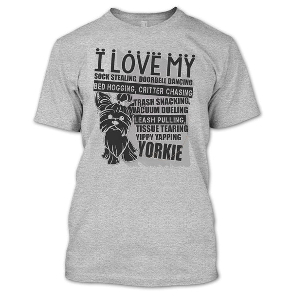 I Love My Sock Stealing T Shirt, I Am A Dog Lover T Shirt