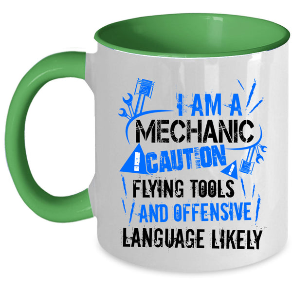 Cool Gift For Mechanics Coffee Mug, I Am A Mechanic Accent Mug